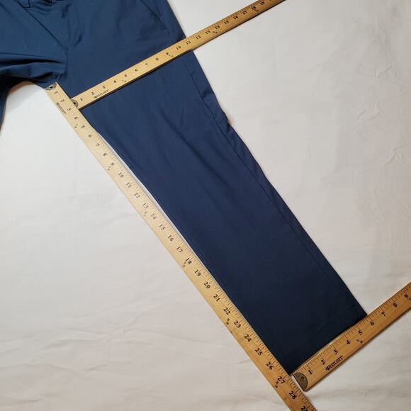 Lululemon Men's Size 30X27 Commission Pant Slim Warpstreme True Navy - Picture 3 of 8